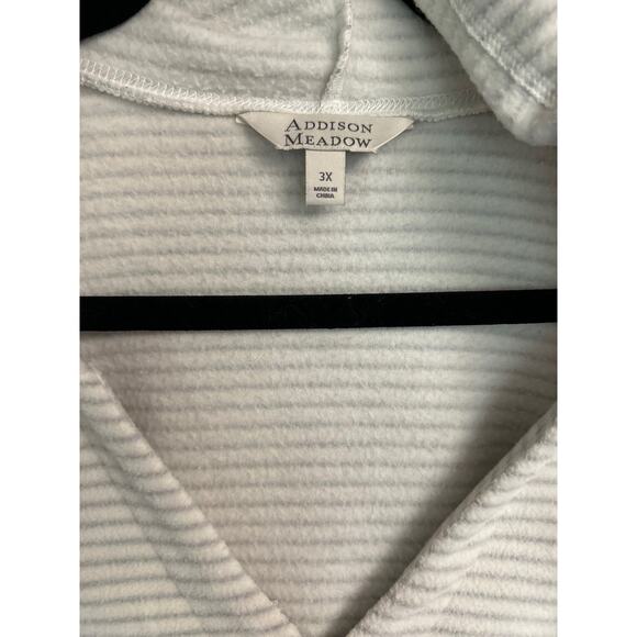 Womens Plus 3X Plush Fleece Hooded Pullover Hooded Robe Relax Soft Warm Sherpa - Picture 5 of 8